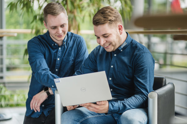 Lukas Maaß und Björn Pramschiefer Zusammenarbeit bei amatrix